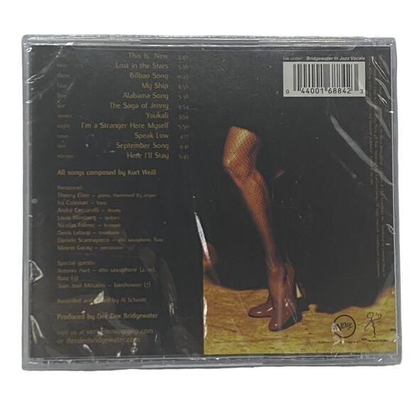 DEE DEE BRIDGEWATER - This Is New CD 2002 Verve Jazz Vocals First Edition New - Picture 8 of 14